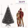 imageYITAHOME PreLit Green Artificial Hinged Christmas Tree with Remote Control 6ft Prelighted Spruce Xmas Tree for Home Office Party Decoration with 1000 Branch Tips and 250 Lights GreenBlack