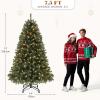 imageYITAHOME PreLit Green Artificial Hinged Christmas Tree with Remote Control 6ft Prelighted Spruce Xmas Tree for Home Office Party Decoration with 1000 Branch Tips and 250 Lights GreenGreen