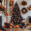 imageYITAHOME PreLit Green Artificial Hinged Christmas Tree with Remote Control 6ft Prelighted Spruce Xmas Tree for Home Office Party Decoration with 1000 Branch Tips and 250 Lights GreenBlack