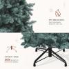 imageYITAHOME PreLit Green Artificial Hinged Christmas Tree with Remote Control 6ft Prelighted Spruce Xmas Tree for Home Office Party Decoration with 1000 Branch Tips and 250 Lights GreenBlue