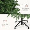 imageYITAHOME PreLit Mountain Pine Flocked Christmas Tree with Remote 75FT PreDecorated Hierarchical Tower Flocked Christmas Tree 1278 Branch Tips 550 Lights 55 Pine Cones for Party Home DecoGreen Bell