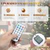 imageYITAHOME PreLit Mountain Pine Flocked Christmas Tree with Remote 75FT PreDecorated Hierarchical Tower Flocked Christmas Tree 1278 Branch Tips 550 Lights 55 Pine Cones for Party Home DecoGreen With Red Berries