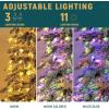 imageYITAHOME PreLit Mountain Pine Flocked Christmas Tree with Remote 75FT PreDecorated Hierarchical Tower Flocked Christmas Tree 1278 Branch Tips 550 Lights 55 Pine Cones for Party Home DecoWhite