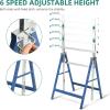 imageYITAHOME Saw Horses 2 Pack Folding Saw Horse 2x4 Brackets 6 Speed Adjustable Legs Metal Folding Sawhorse for Woodworking Carpenters Contractors2x4 SawhorseOriginal