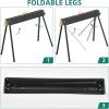 imageYITAHOME Saw Horses 2 Pack Folding Saw Horse 2x4 Brackets 6 Speed Adjustable Legs Metal Folding Sawhorse for Woodworking Carpenters Contractors2x4 SawhorsePortable