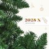 imageYITAHOME Snow Flocked Artificial Full Christmas Tree Christmas Pine Tree with 880 Branch Tips and Foldable Base for Home Party Decoration6ftGreen