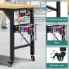 imageYITAHOME 60quot Adjustable Workbench with Wheels Builtin ACUSB Outlets1600 LB Capacity HeavyDuty Tool Work Bench for Garage Workshop Office or Outdoor Work Table