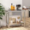 imageYITAHOME 60quot X 24quot Stainless Steel Table with Paper Towel Holder and 2 Drawers NSF Work Table with Drawer Metal Table Prep Table for Home Kitchen Restaurant Garage Warehouse2 Tiers W1 Drawer