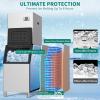 imageYITAHOME Commercial Ice Maker Machine 550 LBS Air Cool Ice Making Machine Industrial Ice Machine with 360 LBS Storage Bin Stainless Steel Auto SelfCleaning for Restaurant Business Shop