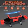 imageYITAHOME Detailing Stool with Wheels Mechanics Seat With 2 Removable Trays and Drawer Heavy Duty Rolling Garage Stool 330 LBS Capacity Rolling Tool Seat for Automotive Auto Repair Car Wash UpgradedUpgraded Stool