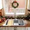 imageYITAHOME Drop In Kitchen Sink Workstation 30 Inch Top mount Stainless Steel Nano Gunmetal Black Sink wGlass Rinser Cutting Board Handmade Single Bowl Sink with Accessories 30 x 18 x 10inSilver Sink Workstation