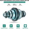 imageYITAHOME Explosion Proof Exhaust Fan 10 Inch Utility Blower Extractor Fan with Detachable Aframe Angle Adjustable Portable Ventilation Fan with 16FT Ventilator Duct Hose for Industrial Paint Booth12 Inch