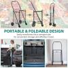 imageYITAHOME Folding Shopping Cart with Liner Foldable Grocery Cart with Wheels for Seniors Portable Collapsible Utility Carts for Shopping Groceries Laundry ampamp StorageShopping Cart wLiner