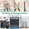 imageYITAHOME Folding Shopping Cart with Wheels Portable Collapsible Grocery Cart for Seniors Rolling Utility Cart for Laundry Storage ampamp Organizer Foldable Easy CarryJumbo