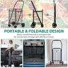 imageYITAHOME Folding Shopping Cart with Wheels Portable Collapsible Grocery Cart for Seniors Rolling Utility Cart for Laundry Storage ampamp Organizer Foldable Easy CarryMedium