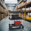 imageYITAHOME Folding Utility Service Cart 350LBS 3 Tier Foldable Cart with Wheels Collapsible Cart on Wheels with 360Swivel Wheels 2 with Brakes Portable Cart for Home Garage Restaurant Office