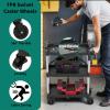 imageYITAHOME Folding Utility Service Cart 350LBS 3 Tier Foldable Cart with Wheels Collapsible Cart on Wheels with 360Swivel Wheels 2 with Brakes Portable Cart for Home Garage Restaurant Office