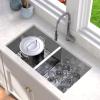 imageYITAHOME Kitchen Sink 33quot x 19quot x 10quot Undermount 304 Stainless Steel 5050 Double Bowl With Accessories 16 Gauge for Workstation Prep Kitchen BarSilver double bowl