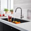 imageYITAHOME Kitchen Sink 33quot x 19quot x 10quot Undermount 304 Stainless Steel 5050 Double Bowl With Accessories 16 Gauge for Workstation Prep Kitchen BarBlack