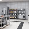 imageYITAHOME NSF Stainless Steel Shelves 60quot18quot60quot 4 Tier Storage Shelf Heavy Duty Shelving for Kitchen Garage Office Restaurant Warehouse 201 Bright Silver481860