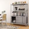 imageYITAHOME NSF Stainless Steel Shelves 60quot18quot60quot 4 Tier Storage Shelf Heavy Duty Shelving for Kitchen Garage Office Restaurant Warehouse 201 Bright Silver481860