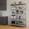 imageYITAHOME NSF Stainless Steel Shelves 60quot18quot60quot 4 Tier Storage Shelf Heavy Duty Shelving for Kitchen Garage Office Restaurant Warehouse 201 Bright Silver601872