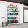 imageYITAHOME NSF Stainless Steel Shelves 60quot18quot60quot 4 Tier Storage Shelf Heavy Duty Shelving for Kitchen Garage Office Restaurant Warehouse 201 Bright Silver481872