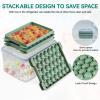 imageYITAHOME Round Ice Cube Trays with Lid and Bin for Freezer Ice Ball Maker Molds Ice Container for Coffee Drinks Beverage Juice Cocktails Whiskey