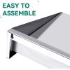 imageYITAHOME Stainless Steel Shelf 14 x 36 Inches Wall Mount Metal Floating Sheld with Transparent Silicone Mat NSF Commercial Kitchen Shelving Rack for Storage Restaurant Home Hotel Garage1436