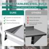 imageYITAHOME Stainless Steel Shelf 14 x 36 Inches Wall Mount Metal Floating Sheld with Transparent Silicone Mat NSF Commercial Kitchen Shelving Rack for Storage Restaurant Home Hotel Garage1436