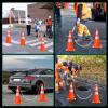 imageYITAHOME Traffic Cones 28 Inch 12 Pack with 36FT Chain and Reflective Collars PVC Orange Construction Cones Safety Cones for Parking Lot Home Road28 Inch