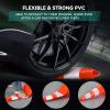 imageYITAHOME Traffic Cones 28 Inch 12 Pack with 36FT Chain and Reflective Collars PVC Orange Construction Cones Safety Cones for Parking Lot Home Road28 Inch