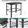 imageYITAHOME Welding Table 36quot x 24quot Welding Table Top with 58quot Holes 012quot Thick Fabrication Table 1320lb Load Capacity Metal Workbench Heavy Duty Carbon Steel Weld Table for Welding SawingBlack