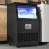 imageYITAHOME 130Lbs Black Commercial Under Counter Ice Maker Machine ETL ampamp DOE Certificated Ice Machine Commercial Big Ice Makers Freestanding for Home Cafe Bar Restaurant 44pcs with 33lbs Storage Bin130 LBS