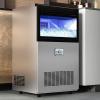 imageYITAHOME 130Lbs Commercial Ice Maker Machine Under Counter Black ETL ampamp DOE Certificated Ice Machine Commercial Big Ice Makers Freestanding for Home Cafe Bar Restaurant 44pcs with 33lbs Storage Bin120LBS