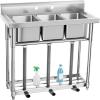 3-Compartment with Shelf