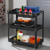 imageYITAHOME 3Tier Tool Cart on Wheels Rolling Metal Service Cart with Screwdriver Hanging Board ampamp Storage Box Heavy Duty Steel Utility Cart 400lbs Load Capacity for Mechanic Work Garage Warehouse RedBlack