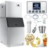 imageYITAHOME Commercial Ice Maker Machine 550 LBS Air Cool Ice Making Machine Industrial Ice Machine with 360 LBS Storage Bin Stainless Steel Auto SelfCleaning for Restaurant Business Shop