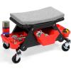 imageYITAHOME Detailing Stool with Wheels Mechanics Seat With 2 Removable Trays and Drawer Heavy Duty Rolling Garage Stool 330 LBS Capacity Rolling Tool Seat for Automotive Auto Repair Car Wash UpgradedRegular Stool