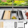 Silver Sink Workstation