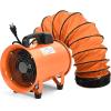 imageYITAHOME Industrial Portable Air Blower Fan Ventilator with 16ft Duct Hose 8in Heavy Duty Cylinder Axial Fan 230W High Velocity Air Mover for Extraction ampamp Ventilation Industrial Paint Booth8 Inch