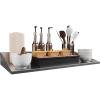 imageYITAHOME Stainless Steel Shelf 14 x 36 Inches Wall Mount Metal Floating Sheld with Transparent Silicone Mat NSF Commercial Kitchen Shelving Rack for Storage Restaurant Home Hotel Garage1824
