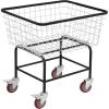 imageYITAHOME Wire Laundry Cart 45 Bushel Rolling Laundry Basket with Wheels Metal Commercial Wire Laundries Basket Cart with Galvanized Finish Heavy Duty Large Steel Baskets for Clothes Storage25 Bushel
