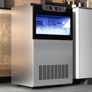 imageYITAHOME Under Counter Ice Maker Machine 100lbs ETL ampamp DOE Certificated Commercial Ice Machine Commercial Big Ice Makers Freestanding for Home Cafe Bar Restaurant 45pcs with 33lbs Storage Bin