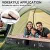 imageYITAHOME 10 SUV Air Mattress Inflatable Car Bed with Electric Pump ampamp Accessories for Camping Road Trips ampamp Travel Fits for 4Runner Jeep Wrangler ampamp Most SUVs Black ampamp BrownBlack  Brown