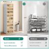 imageYITAHOME 10 Tiers20 Pairs Easy Assembly Shoe Box with Magnetic Doors Foldable Shoe Storage Organizer for Closet Collapsible Shoe Rack Sneaker Organizer for Entryway Living Room Bedroom White9 Tiers18 Pairs