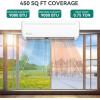 imageYITAHOME 12000 BTU Mini Split Air Conditioner Heat Pump System Wifi Enabled 17 SEER2 208230V Inverter Ductless AC Cool Up to 750 Sq Ft Compatible with Alexa Complete Installation Kit White9000 BTU 115V  19 SEER2  WiFi