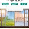imageYITAHOME 12000 BTU Mini Split Air Conditioner Heat Pump System Wifi Enabled 17 SEER2 208230V Inverter Ductless AC Cool Up to 750 Sq Ft Compatible with Alexa Complete Installation Kit White24000 BTU 208230V  185 SEER2  WiFi