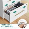 imageYITAHOME 2 Drawer File Cabinet with Charging Station Lateral Filing Cabinet with Storage Large Printer Stand for Home Office Living Room WhiteWhitegold