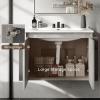imageYITAHOME 20 Inch Floating Vanity Bathroom with Sink Combo Grey Wall Mounted Modern Vanity Bathroom Cabinet Vanity with SoftClosing Extra Large DoorGrey